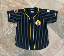Load image into Gallery viewer, Vintage Boston Bruins Starter Pinstripe Hockey Jersey, Size Youth XL