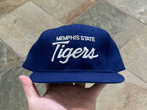 Vintage Memphis State Tigers Sports Specialties Script Snapback College Hat