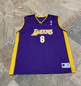 Vintage Los Angeles Lakers Kobe Bryant Champion Basketball Jersey, Size 48, XL