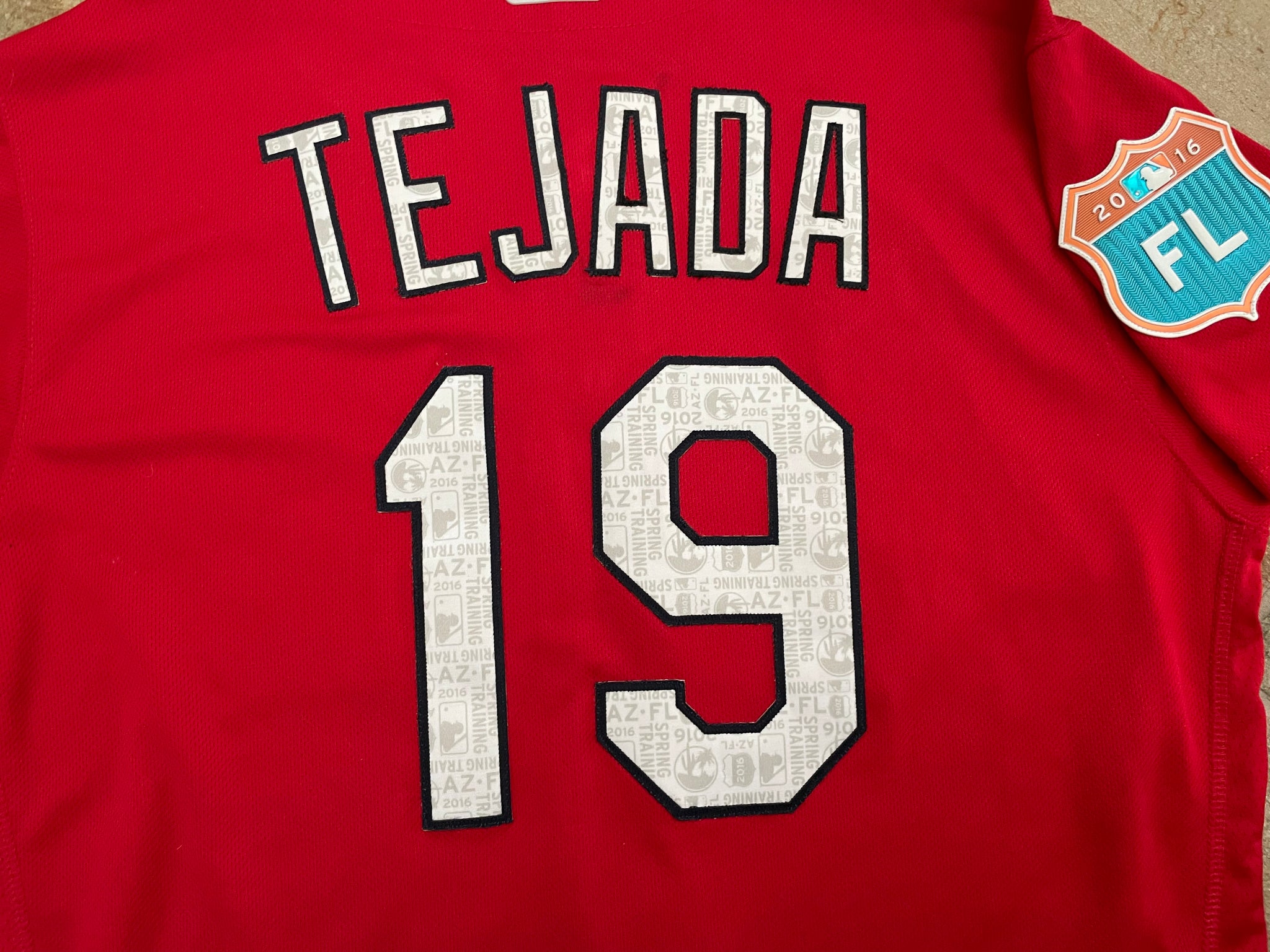 Fast Shipping St. Louis Cardinals Ruben Tejada Game Worn Majestic