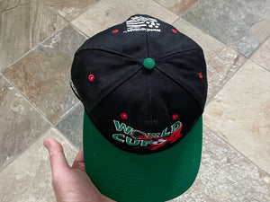 Vintage 1994 World Cup Logo Athletic Soccer Snapback Hat ***