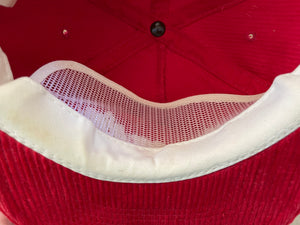 Vintage Wisconsin Badgers Sports Specialties Corduroy Script College Hat