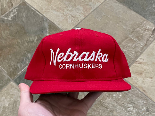 Vintage Nebraska Cornhuskers Sports Specialties Script Snapback College Hat