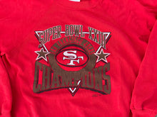 Load image into Gallery viewer, Vintage San Francisco 49ers Super Bowl Logo 7 Football Sweatshirt, Size Medium