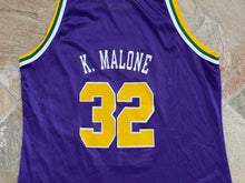 Load image into Gallery viewer, Vintage Utah Jazz Karl Malone Champion Basketball Jersey, Size 48, XL