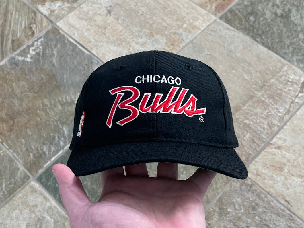 Vintage Chicago Bulls Sports Specialties Script Snapback Basketball Hat