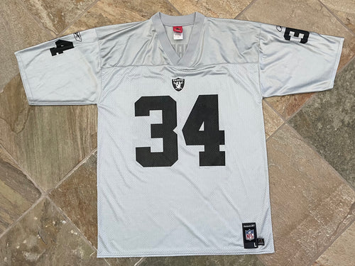 Vintage Oakland Raiders LaMont Jordan Reebok Football Jersey, Size Large