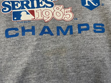 Load image into Gallery viewer, Vintage Kansas City Royals 1985 World Series Baseball Sweatshirt, Size Medium