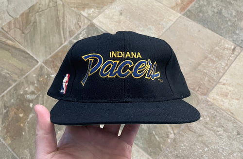 Vintage Indiana Pacers Sports Specialties Script Snapback Basketball Hat