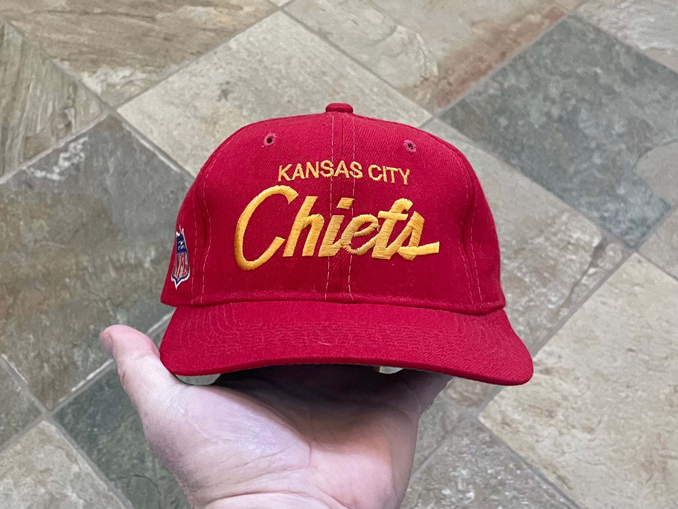 Vintage Kansas City Chiefs Hat Sports Specialties Cap Snapback Red Yellow