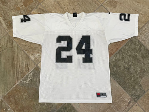 Vintage Oakland Raiders Charles Woodson Nike Football Jersey, Size Large