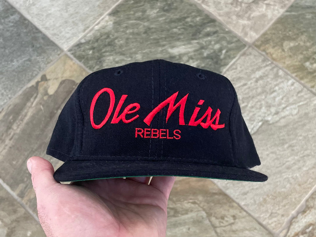 Vintage Ole Miss Rebels Sports Specialties Script Snapback College Hat