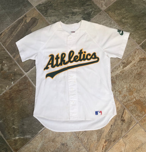 Vintage Oakland Athletics Nike Grey Tag Baseball Jersey, Size Large