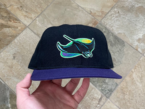 Vintage Tampa Bay Devil Rays New Era Fitted Pro Baseball Hat, Size 7 1/2