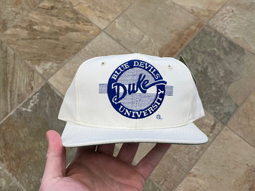 Vintage Duke Blue Devils The Game Circle Logo Snapback College Hat