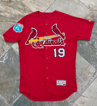 Load image into Gallery viewer, St. Louis Cardinals Ruben Tejada Game Worn Majestic Baseball Jersey