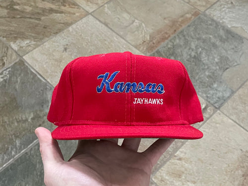 Vintage Kansas Jayhawks The Game Script Snapback College Hat