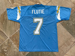 Vintage San Diego Chargers Doug Flutie Adidas Football Jersey, Size Large