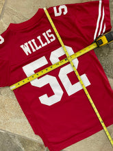 Load image into Gallery viewer, Vintage San Francisco 49ers Patrick Willis Reebok Football Jersey, Size Youth Medium, 10-12