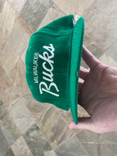 Load image into Gallery viewer, Vintage Milwaukee Bucks Sports Specialties Script Snapback Basketball Hat