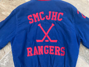 Vintage SMC JHC Rangers Hans Benson Hockey Jacket, Size XL