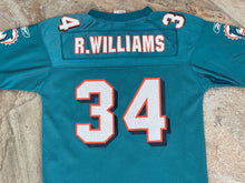 Load image into Gallery viewer, Vintage Miami Dolphins Ricky Williams Reebok Football Jersey, Size Youth Medium, 10-12