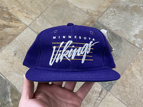 Vintage Minnesota Vikings Drew Pearson Snapback Football Hat