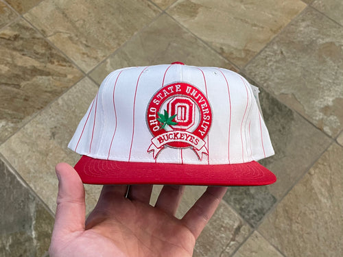 Vintage Ohio State Buckeyes Starter Pinstripe Snapback College Hat