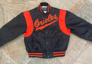Vintage Baltimore Orioles Starter Satin Baseball Jacket, Size Large