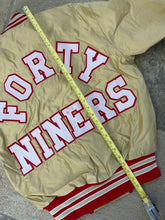 Load image into Gallery viewer, Vintage San Francisco 49ers DeLong Satin Football Jacket, Size Medium