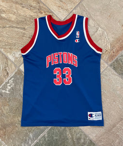 Vintage Detroit Pistons Grant Hill Champion Basketball Jersey, Size Youth XL, 18-20