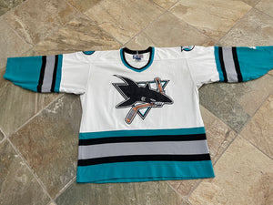 Vintage San Jose Sharks Starter Hockey Jersey, Size Large