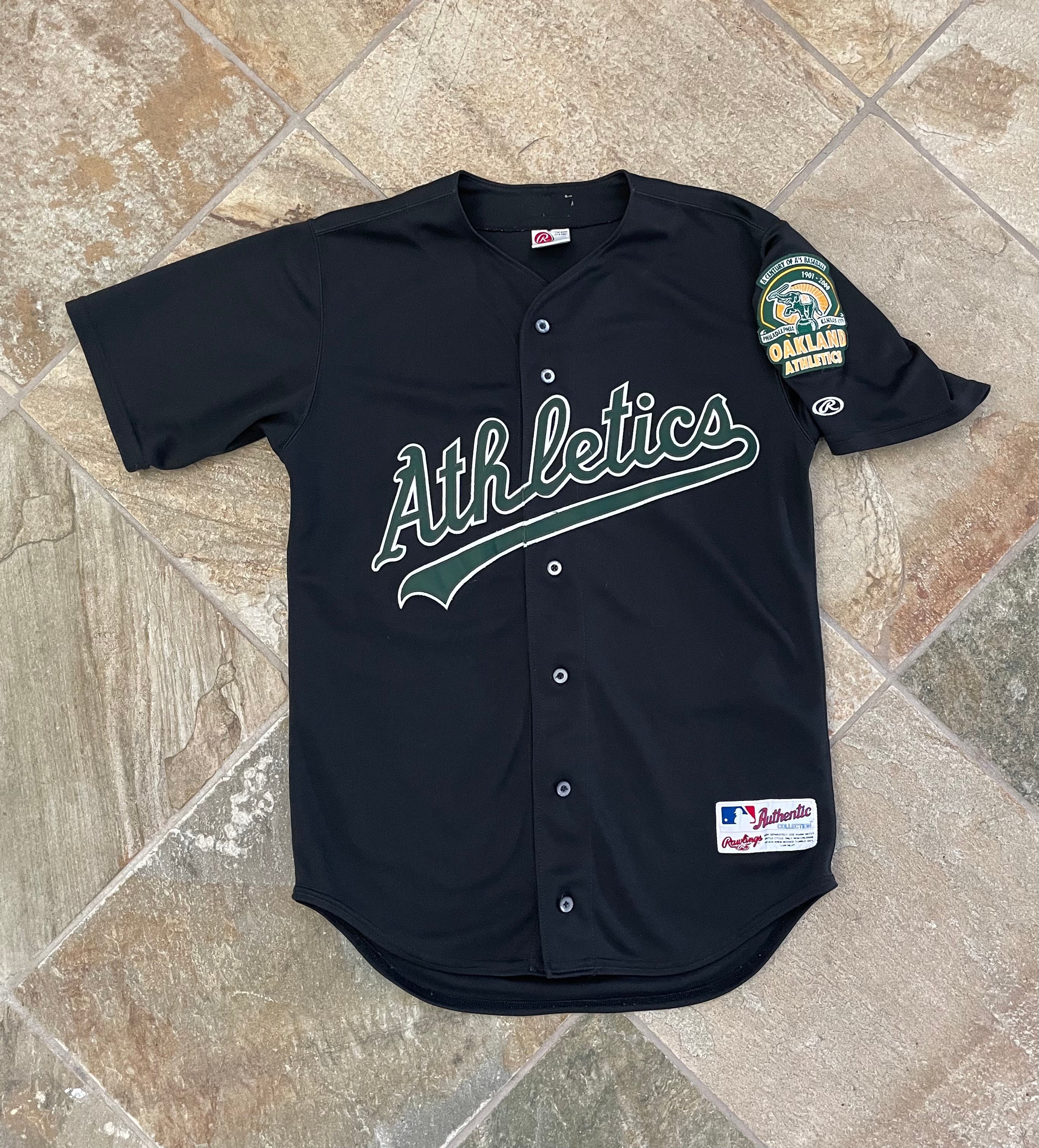 Rawlings MLB Athletics Jersey •Size Adult XL •good - Depop