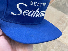 Load image into Gallery viewer, Vintage Seattle Seahawks Sports Specialties Script Snapback Football Hat