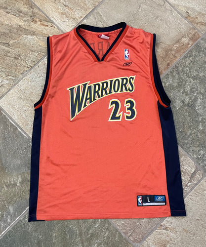 Vintage Golden State Warriors Jason Richardson Reebok Basketball Jersey, Size Large