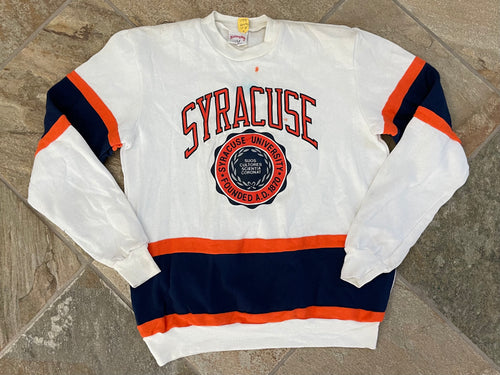 Vintage Syracuse Orangemen Nutmeg College Sweatshirt, Size Large