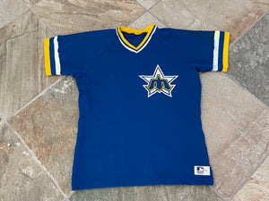 Vintage Seattle Mariners Sand Knit Baseball Jersey, Size Large