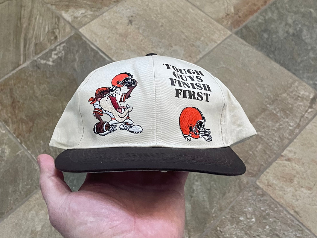 Vintage Cleveland Browns Drew Pearson Taz Snapback Football Hat