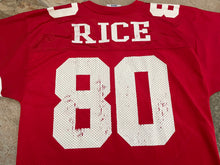 Load image into Gallery viewer, Vintage San Francisco 49ers Jerry Rice Logo Athletic Football Jersey, Size Medium