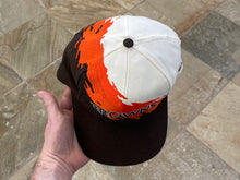 Load image into Gallery viewer, Vintage Cleveland Browns Logo Athletic Splash Snapback Football Hat