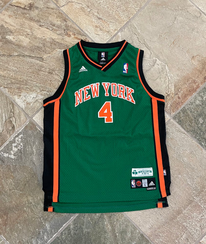 Vintage New York Knicks Nate Robinson St. Patrick’s Adidas Basketball Jersey, Size Youth Large, 14-16