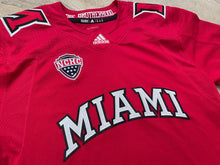 Load image into Gallery viewer, Miami of Ohio RedHawks College Adidas Hockey Jersey, Size 52, XXL