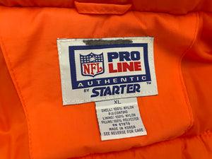 Vintage Denver Broncos Starter Trench Coat Football Jacket, Size XL