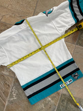 Load image into Gallery viewer, Vintage San Jose Sharks CCM Hockey Jersey, Size Youth L/XL