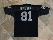 Load image into Gallery viewer, Vintage Oakland Raiders Tim Brown Champion Football Jersey, Size 48, XL
