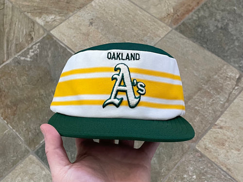 Vintage Oakland Athletics AJD Pill Box Snapback Baseball Hat