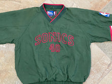Load image into Gallery viewer, Vintage Seattle SuperSonics Pro Player Basketball Jacket, Size Large