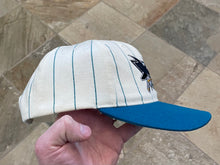 Load image into Gallery viewer, Vintage San Jose Sharks Starter Pinstripe Snapback Hockey Hat