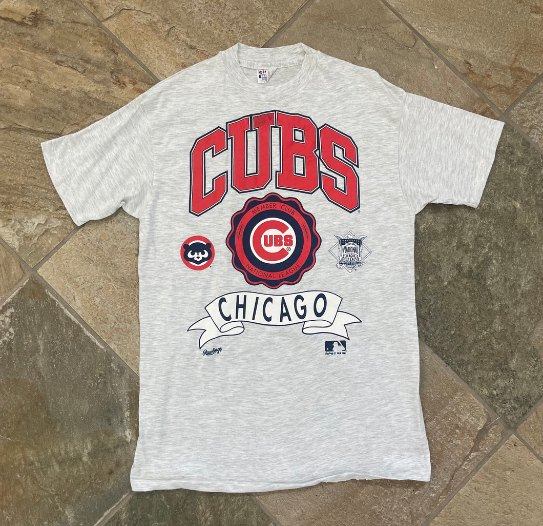 Vintage Chicago Cubs Rawlings Baseball TShirt, Size Large