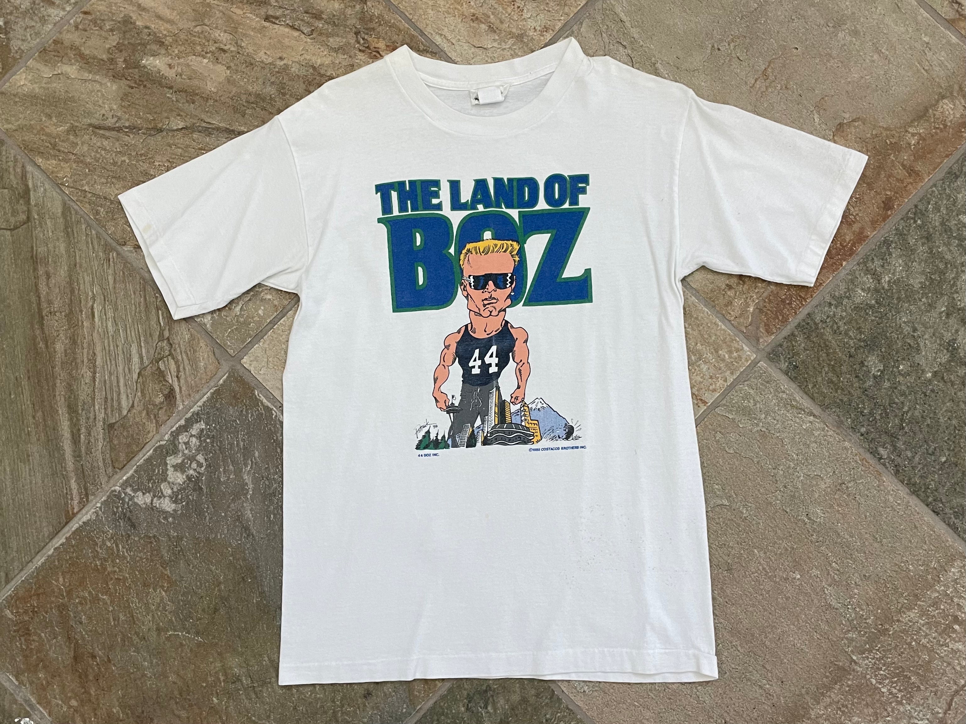 Vintage 80s Brian Bosworth Seattle Seahawks NFL Football 